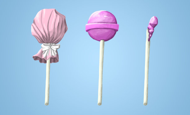 棒棒糖的进展图片下载
