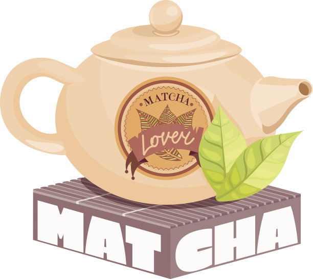 中国抹茶元素图片下载