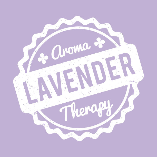 淡紫色橡胶印章白色在淡紫色的背景。图片下载