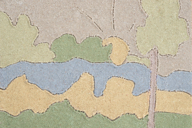 夏天的风景画图片下载