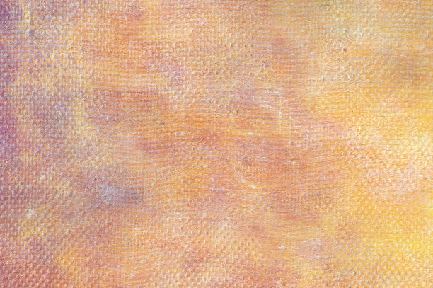 抽象的黄褐色油画艺术背景与画笔在画布上的笔触。图片下载