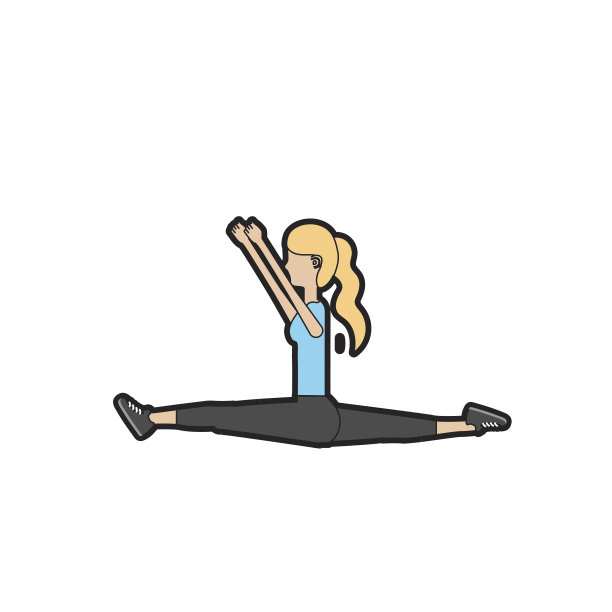 健康女性做运动图片下载