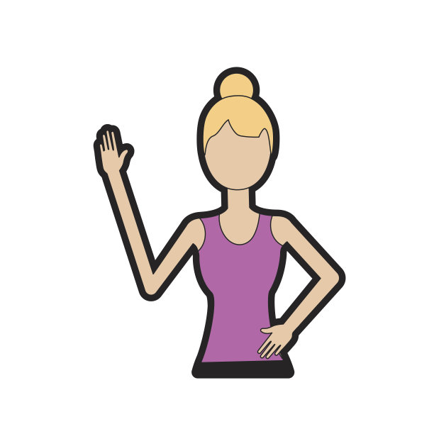 健康女性做运动图片下载