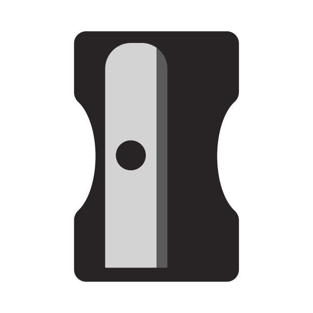 锐笔图标在白色背景矢量插图图片下载