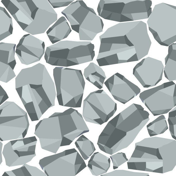 石头白色背景图片下载