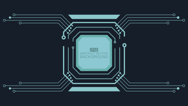 电路板矢量背景图片下载