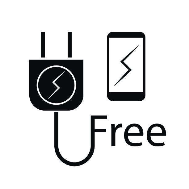 免费电池手机充电矢量图图片下载