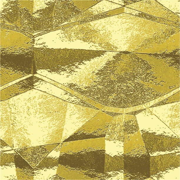 抽象的金色波浪图案类似拉丝金属箔图片下载