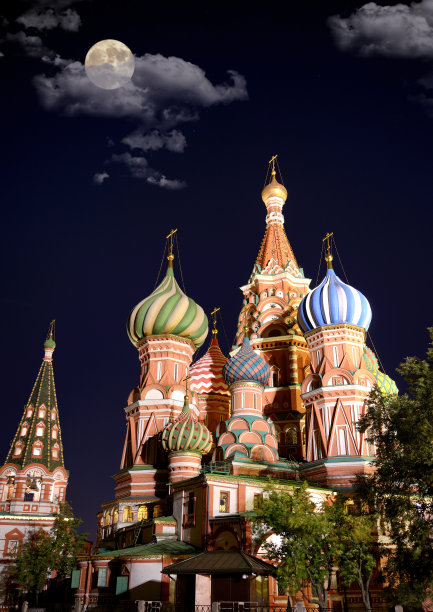 克里姆林宫和圣巴西尔图片下载