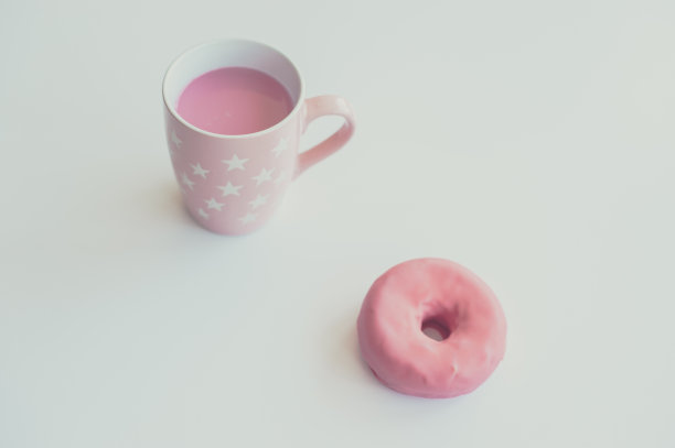 粉红色的早餐图片下载