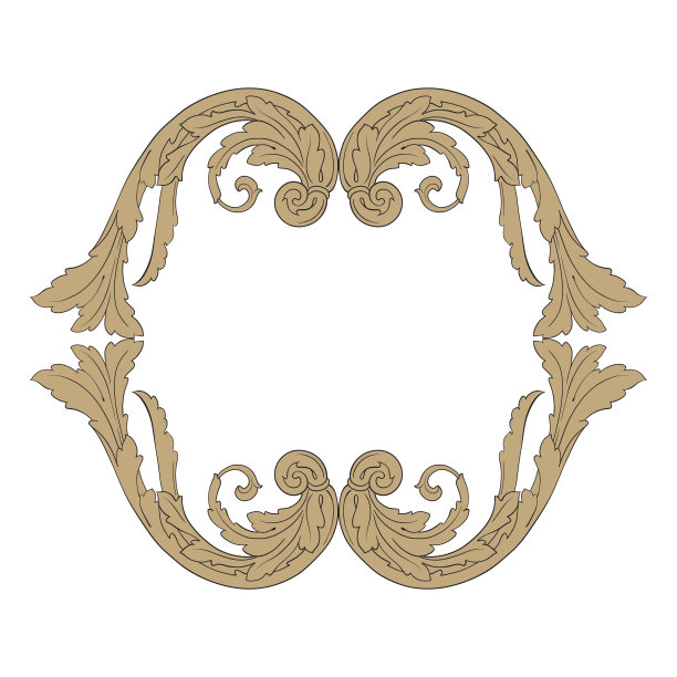 装饰复古巴洛克向量图片下载