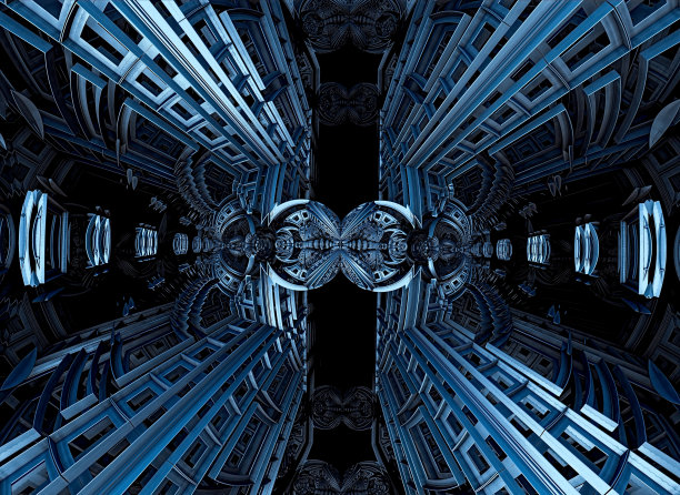 金属结构和复杂错综的图案图片下载