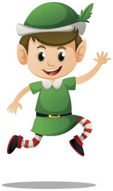 绿色套装的精灵图片下载