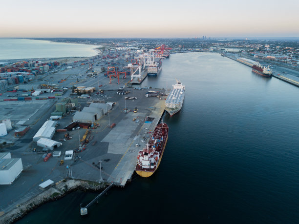 弗里曼特尔的海港景色图片下载