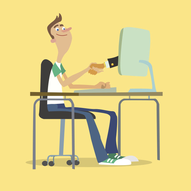 年轻的自由职业者。图片下载