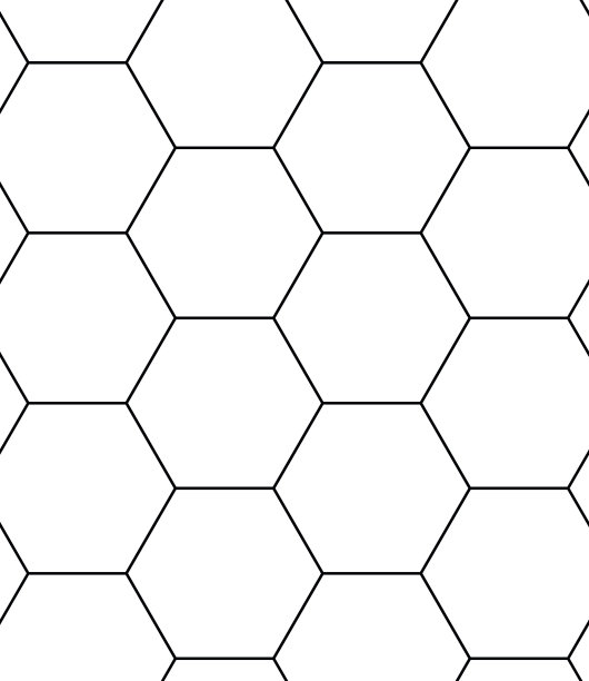 黑白图案与六角形图片下载