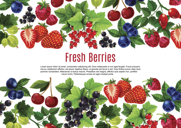 草莓矢量图素材ID：307926300