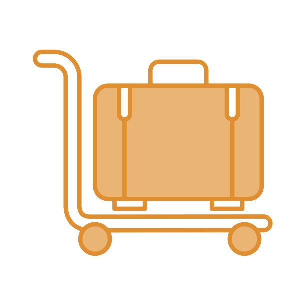 手提箱载体隔离图标图片下载