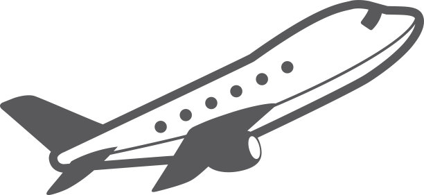 BW图标-飞机图片下载