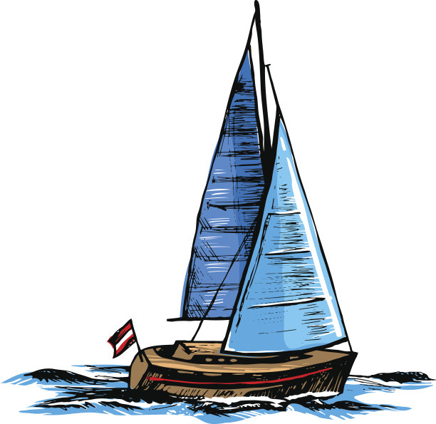 帆船。海上游艇漂浮图片下载