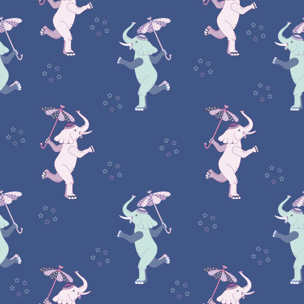 大象和雨伞图片下载