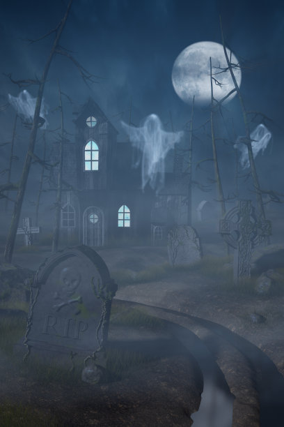 万圣节鬼屋图片素材ID：307939776