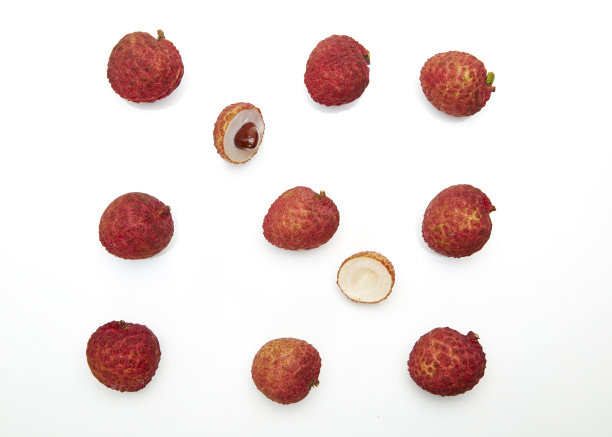 套新鲜荔枝水果图片下载