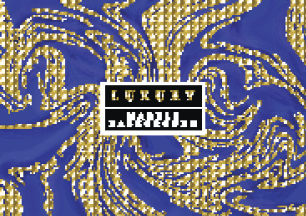 豪华蓝色大理石背景与金色漩涡。抽象的石头图案纹理。图片下载