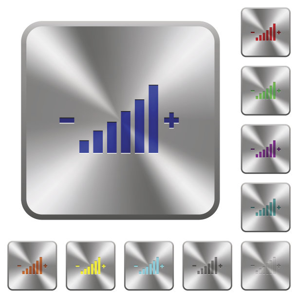 控制元件为圆角方钢按钮图片下载