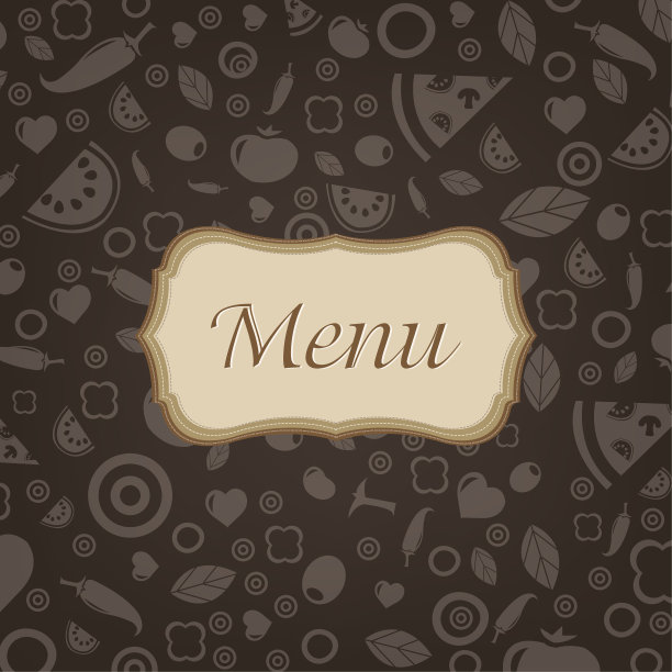 餐厅的菜单设计图片下载