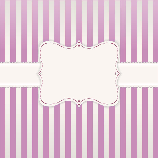 带线条的复古标签图片下载