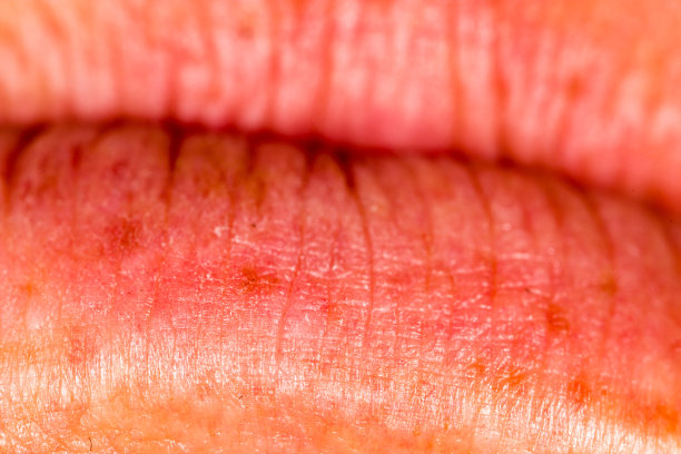 一个男人的嘴唇作为背景图片下载