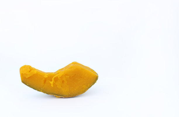 南瓜蒸孤立在白色背景与复制空间。图片下载