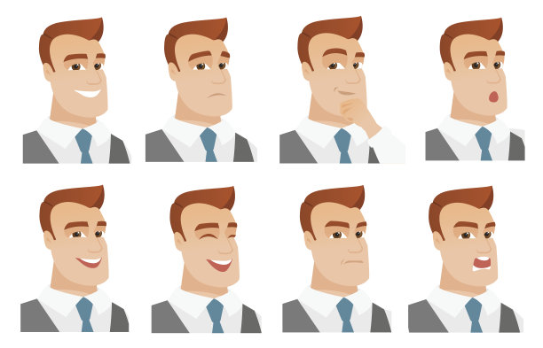 业务字符的向量集图片下载