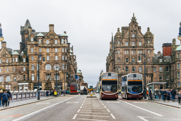 街道在爱丁堡图片下载
