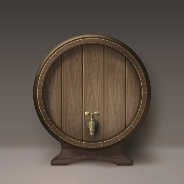旧木头桶图片下载
