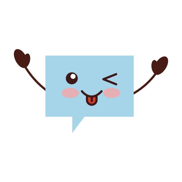 说话泡泡卡通人物图片下载