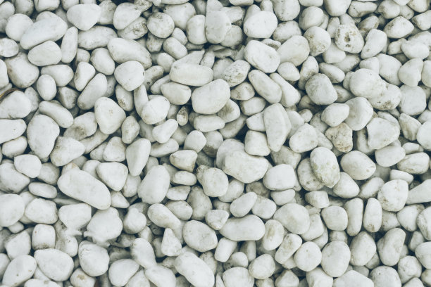 卵石白素材图片