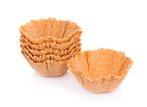 白底华夫饼碗图片下载