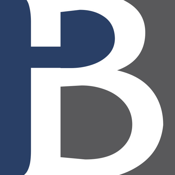 字母B现代图标图片下载