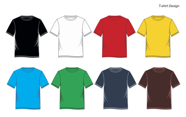 t恤模板图片下载