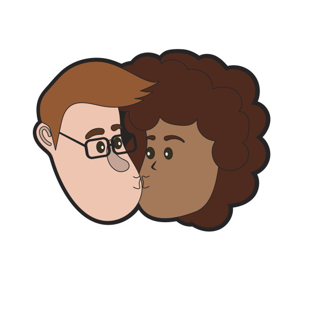 阿凡达情侣将亲吻发型设计图片下载