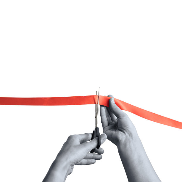 庄严的剪彩，黑白相间图片下载