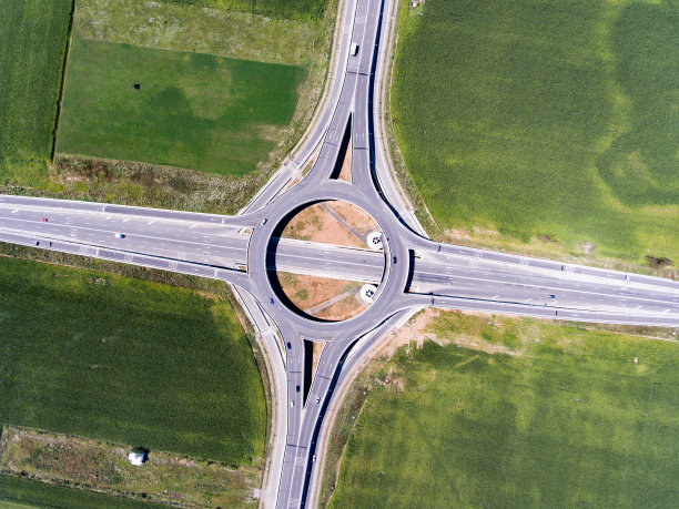 环岛鸟瞰图图片下载