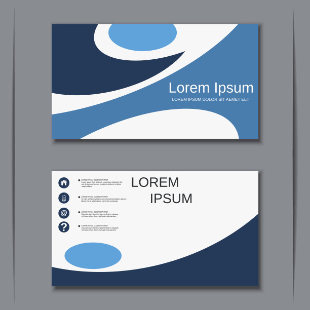 商务拜访卡矢量模板图片下载