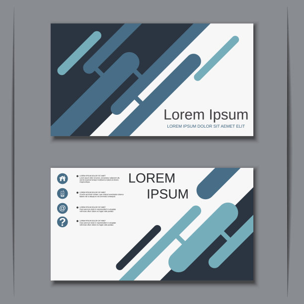 商务拜访卡矢量模板图片下载