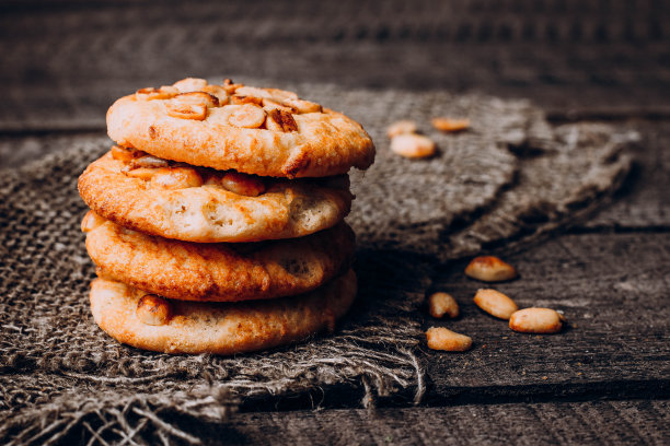 燕麦片花生饼干图片下载