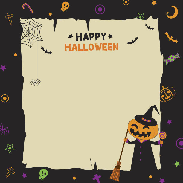 万圣节矢量图素材ID：308067936