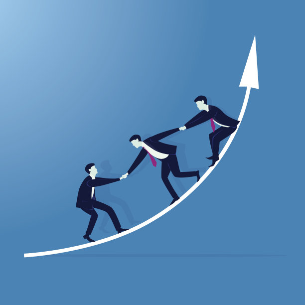 商业团队合作，共创成功图片下载