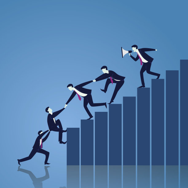 商业团队合作，共创成功图片下载